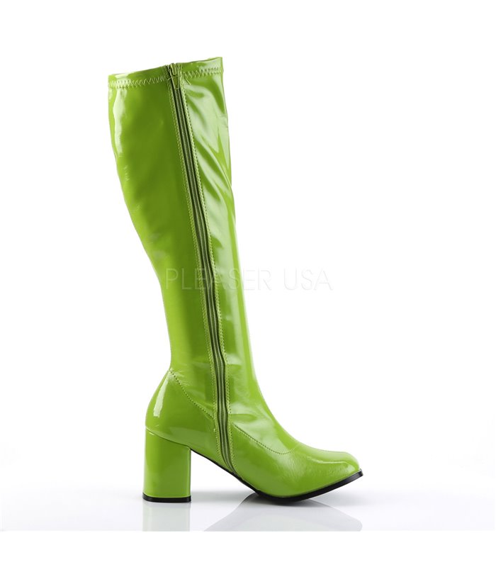 Retro Stiefel GOGO-300 - Lack Lime