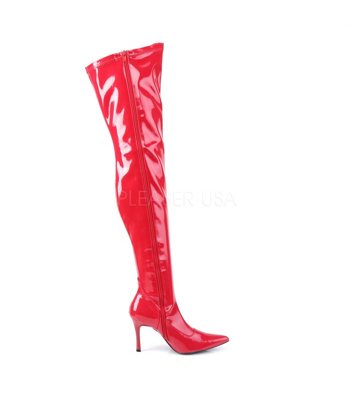 Overknee Stiefel LUST-3000 - Lack Rot