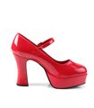 Retro Plateau Pumps MARYJANE-50 - Rot