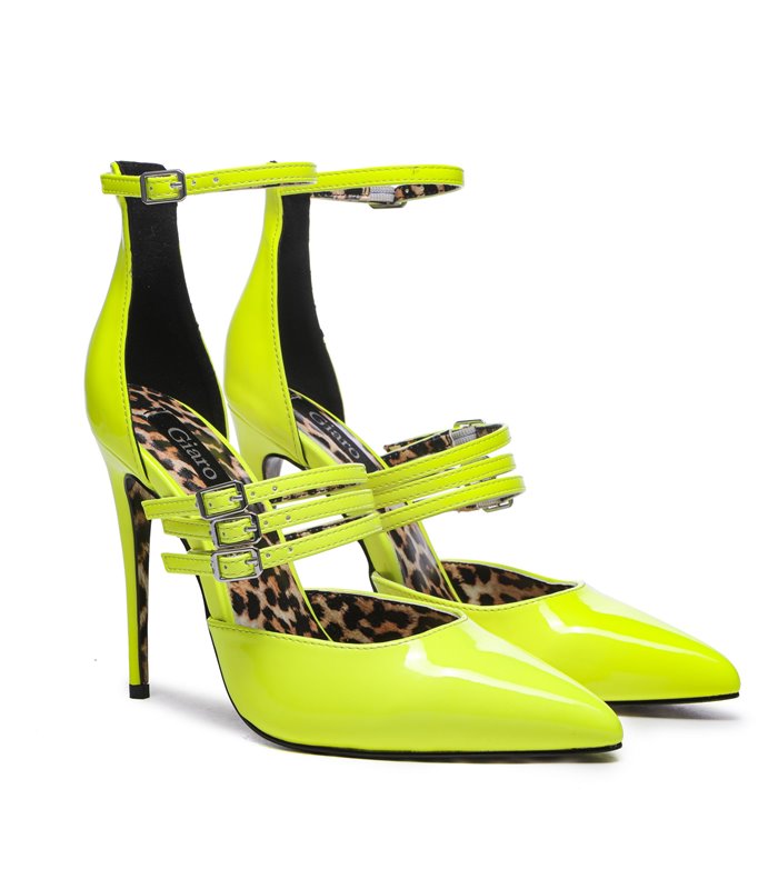 Giaro Pumps VENOM NEON YELLOW SHINY