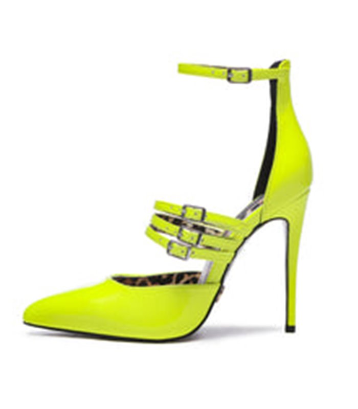 Giaro Pumps VENOM NEON YELLOW SHINY