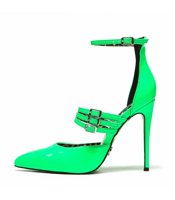 Giaro Pumps VENOM NEON GREEN SHINY