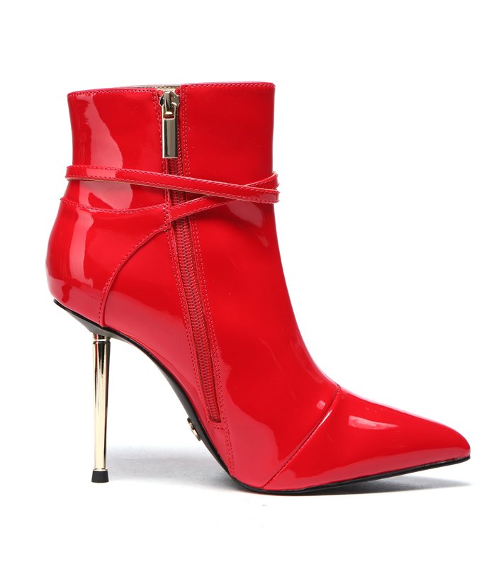 Giaro Ankle Boots LOLA RED SHINY
