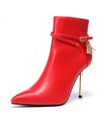 Giaro Stiefelette LOLA Rot Matt