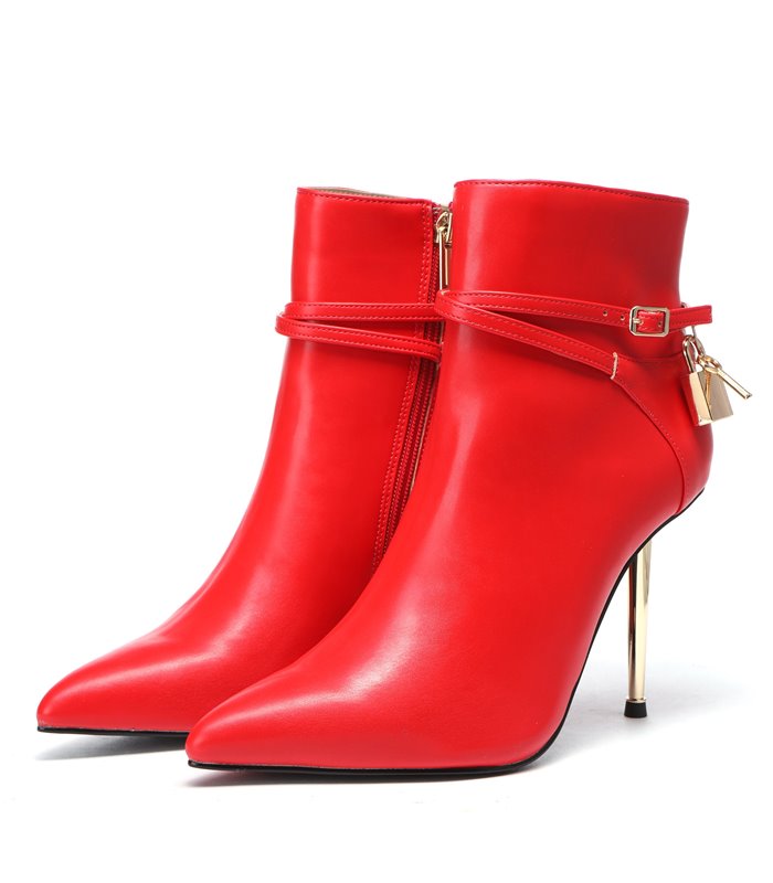 Giaro Ankle Boots LOLA RED MATTE