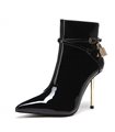 Giaro Ankle Boots LOLA BLACK SHINY