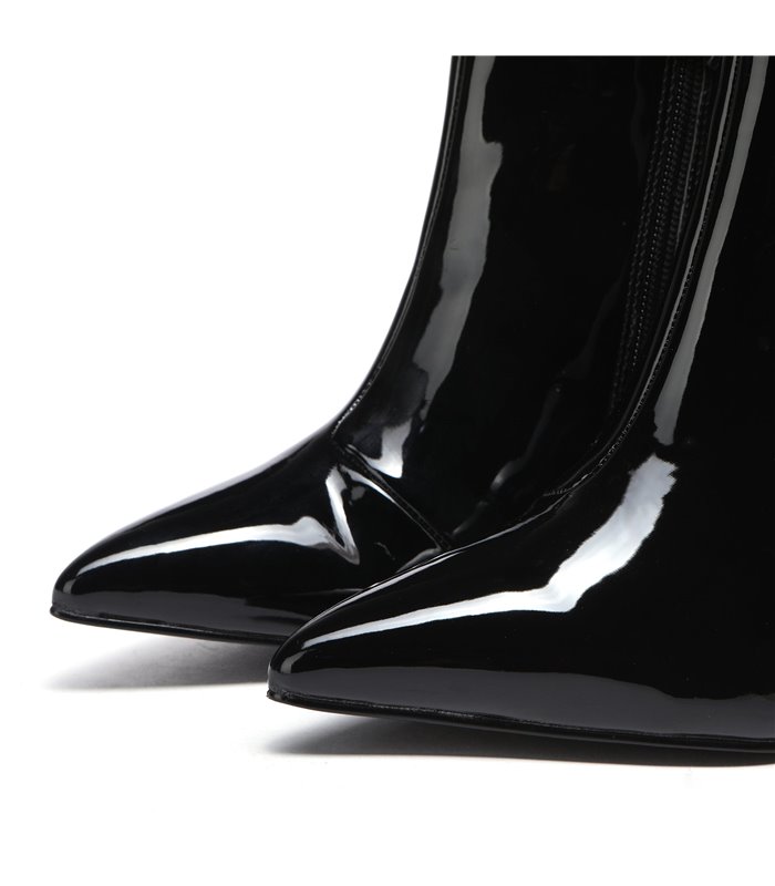 Giaro Ankle Boots LOLA BLACK SHINY