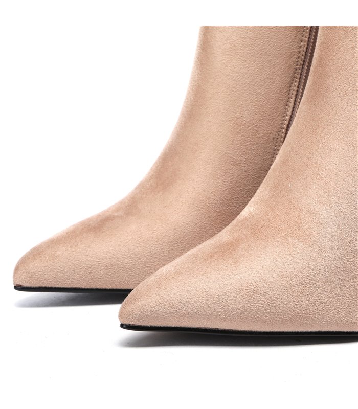 Giaro Ankle Boots LOLA BEIGE VELOUR