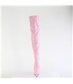 DELIGHT-3000HWR - Platform Overknee Boots - Pink Shiny | Pleaser