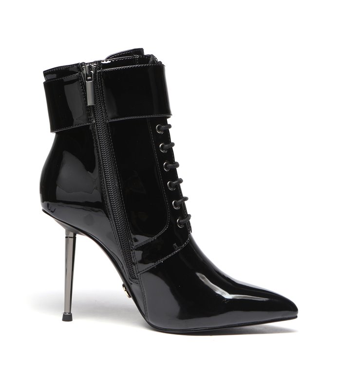 Giaro Ankle Boots LESSORA BLACK SHINY