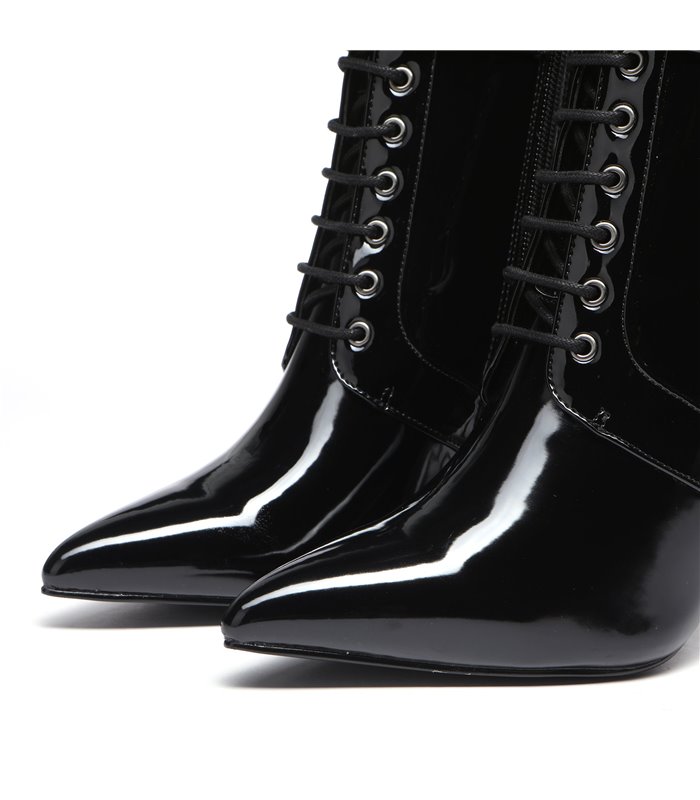 Giaro Ankle Boots LESSORA BLACK SHINY