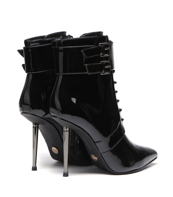 Giaro Ankle Boots LESSORA BLACK SHINY