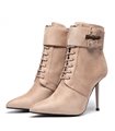 Giaro Ankle Boots LESSORA BEIGE VELOUR