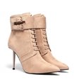 Giaro Ankle Boots LESSORA BEIGE VELOUR