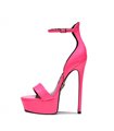 Giaro Plateau Pumps KIMMIE Neon Fuchsia