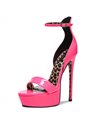 Giaro Plateau Pumps KIMMIE NEON FUCHSIA