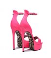 Giaro Plateau Pumps KIMMIE NEON FUCHSIA