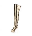 Giaro Overknee Plateau Boot BRISA Liquid Gold