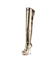 Giaro Overknee Plateau Boot BRISA LIQUID GOLD