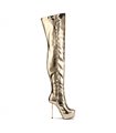 Giaro Overknee Plateau Boot BRISA LIQUID GOLD