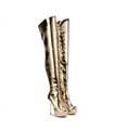 Giaro Overknee Plateau Stiefel BRISA Gold 