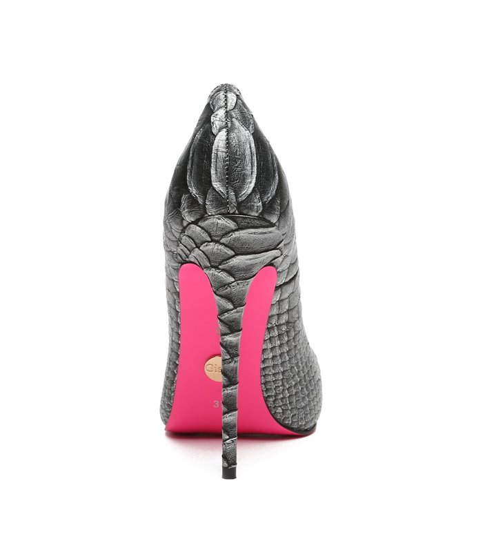 Giaro Pumps TAYA Silver Snake