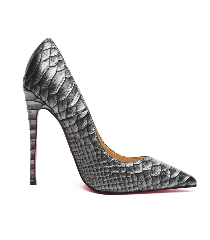 Giaro Pumps TAYA Silver Snake