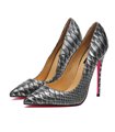 Giaro Pumps TAYA Silver Snake