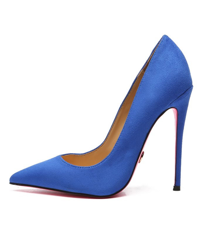 Giaro Pumps Taya Blau Velour