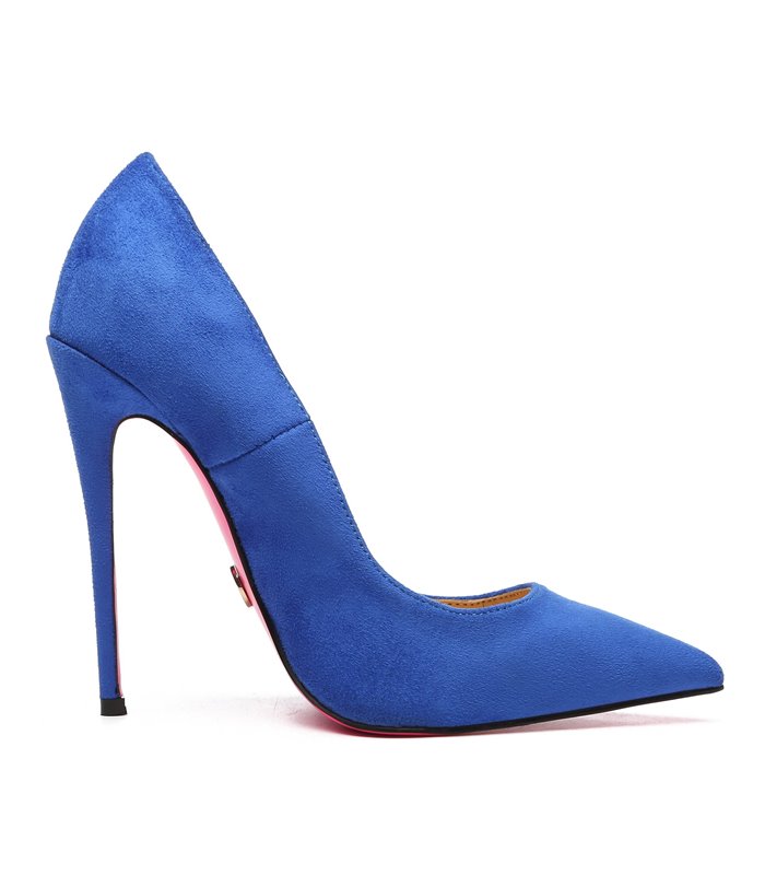 Giaro Pumps Taya Blau Velour