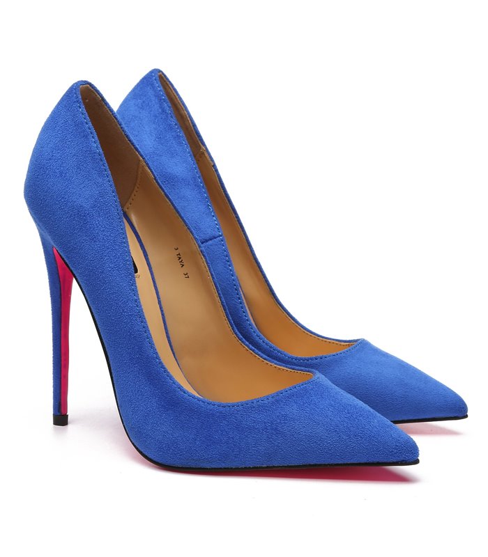 Giaro Pumps TAYA Blue Velours