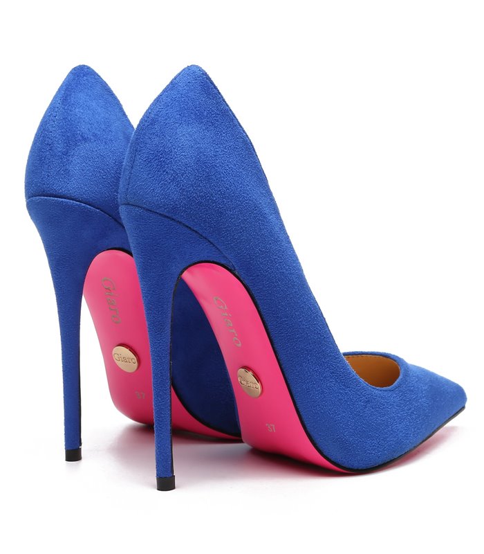 Giaro Pumps TAYA Blue Velours