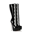 Giaro Boots Fascinate Black White Shiny