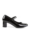 Mary Janes SCHOOLGIRL-50 - Lack  Schwarz