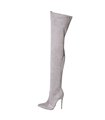 Giaro Overknee Boots Arabella Gray Velor