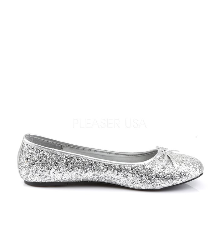 Funtasma Ballerinas STAR-16G Silber Glitzer