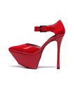 Giaro High Heel Pumps Dedicate Red Shiny
