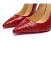 Giaro Pumps Taya Rotes Schlangenmuster