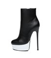 Giaro Ankle Boots GALANA 1005 Black/White Matt