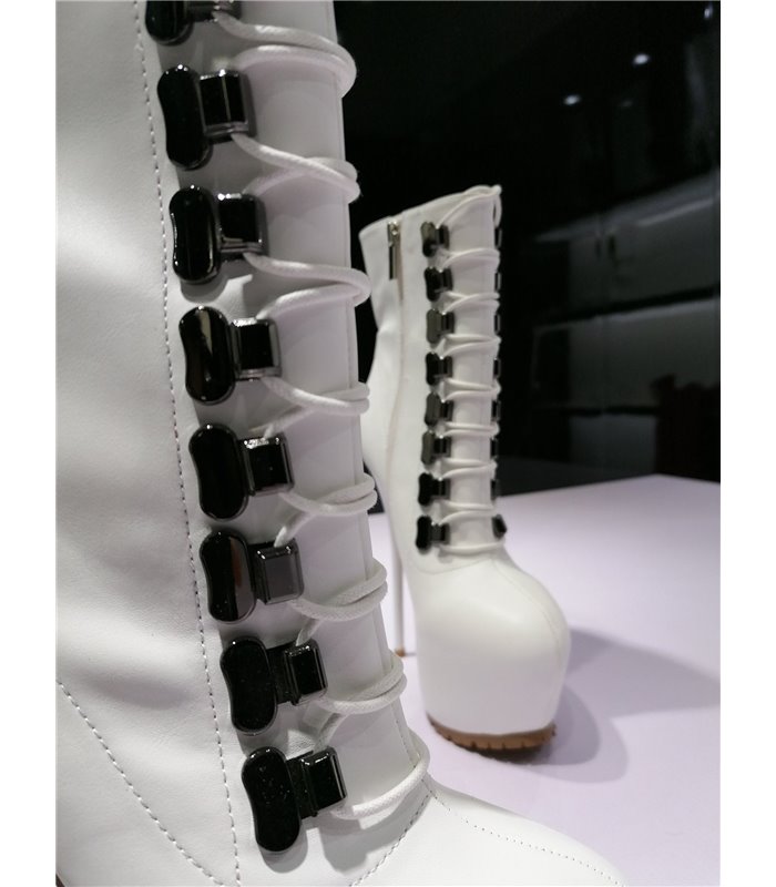 Giaro ankle boots HUNT Matt white