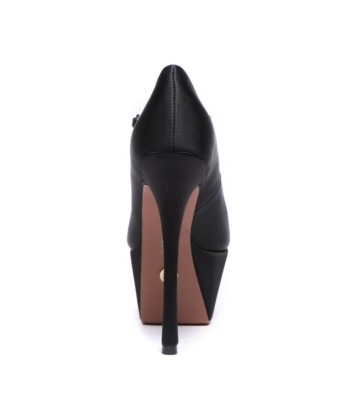 Giaro Plateau Pumps DEVOTION Schwarz Satin