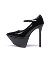 Giaro Plateau Pumps Devotion Schwarz Lack