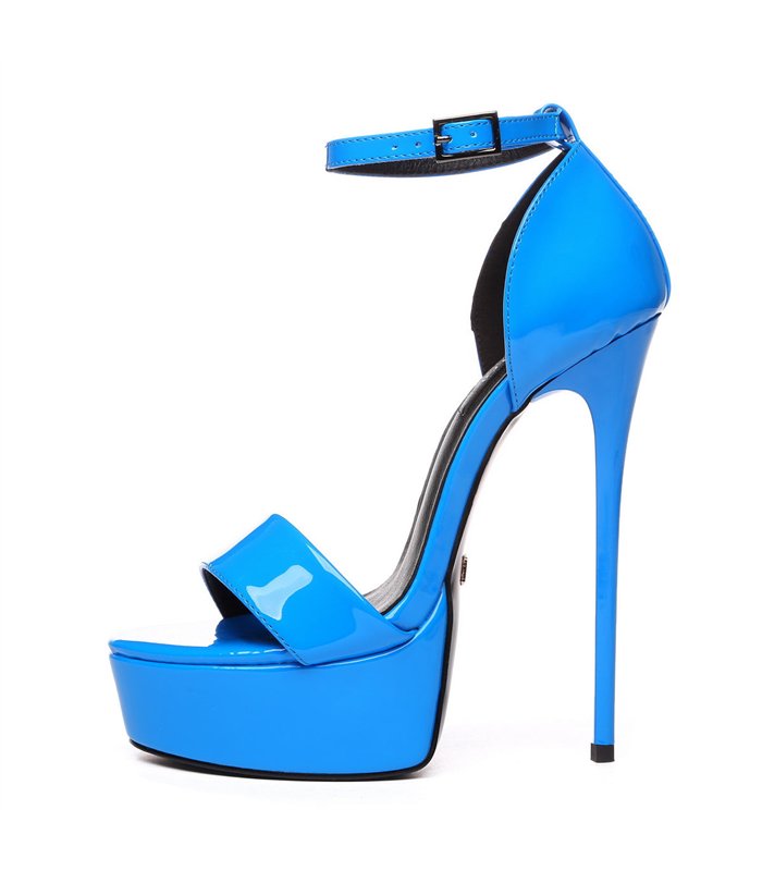 Christian Siriano Women's Blue Woven High Heel Strapped Heels Siz 10 | eBay