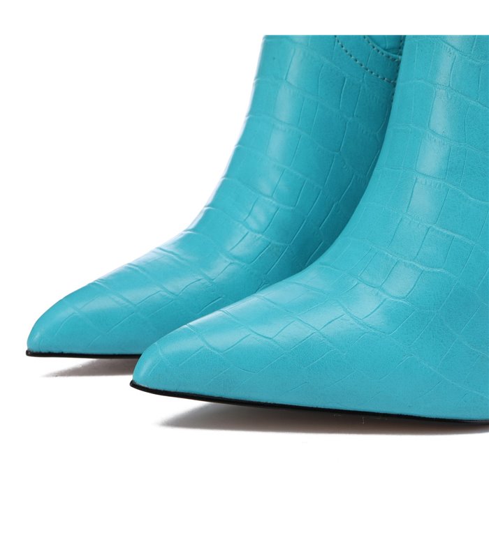 Giaro Boots Mila Blue Crocodile Pattern