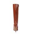 Giaro Boots Mila Brown Crocodile Pattern Shiny