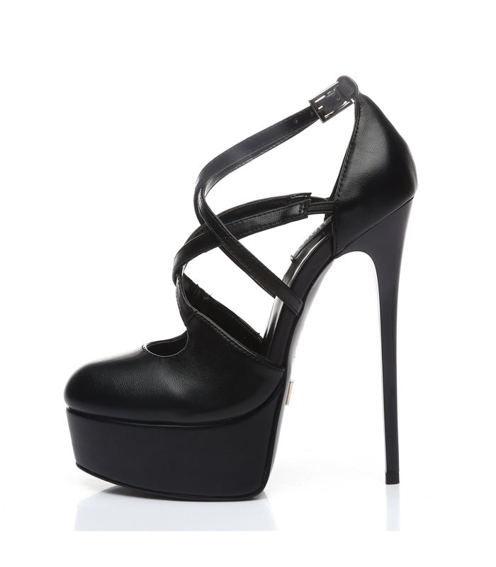 Giaro Platform Pumps Galana 1006 Matt Black