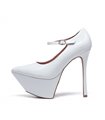 Giaro Plateau Pumps Devotion Weiss Lack