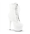 ADORE-1020 - Plateau Stiefelette - Weiss Matt | Pleaser