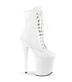 FLAMINGO-1020 - platform ankle boots - white matt | Pleaser