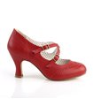 Kitten Heels FLAPPER-35 - Rot